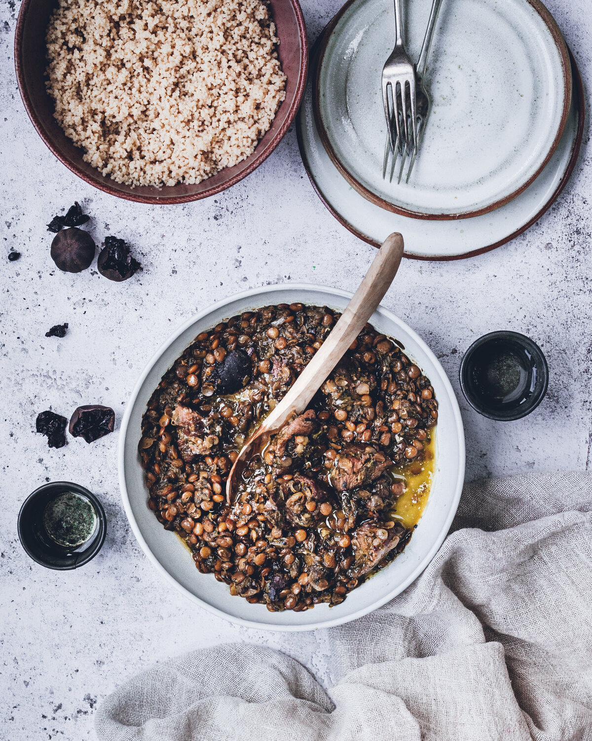 halal fresh client work lentils