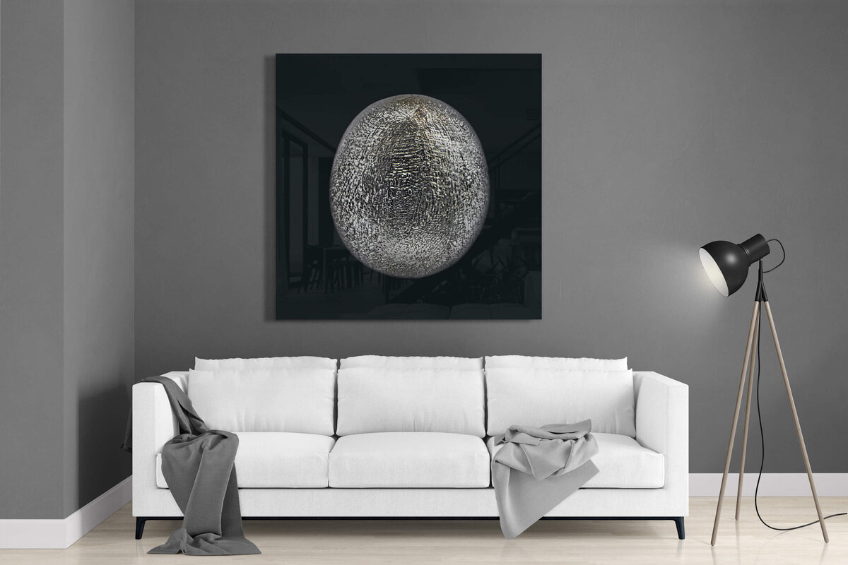 Fine Art featuring Project Stardust micrometeorite NMM 2807 Acrylic and Aluminum Panel Rm 1