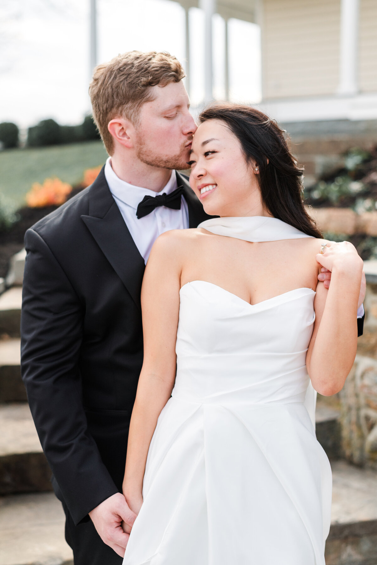 bride and groom portraits