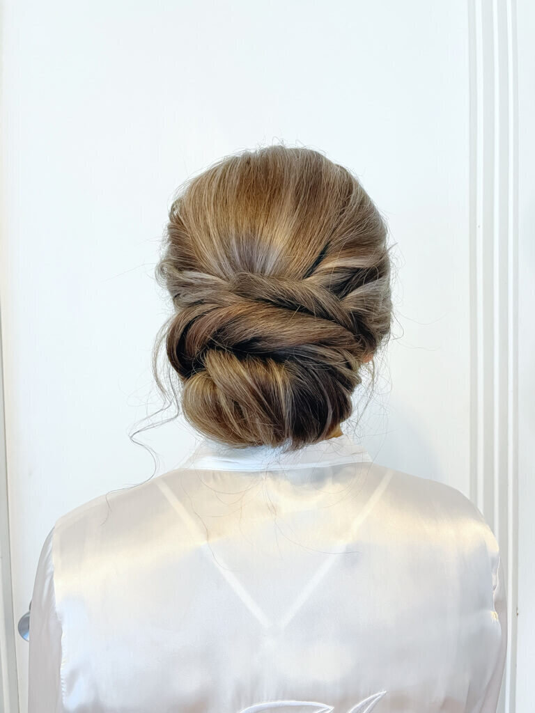 Bride updo