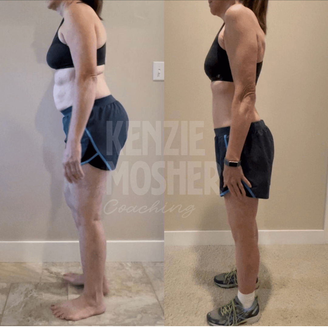 Real woman’s transformation after resolving gut health and hormonal issues with functional nutrition.