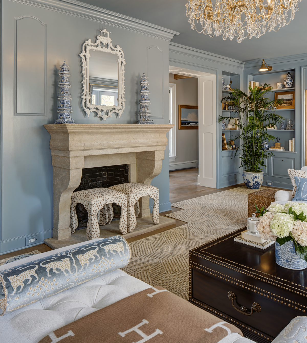 kristin ashley interiors three fields bedroom fireplace chandelier