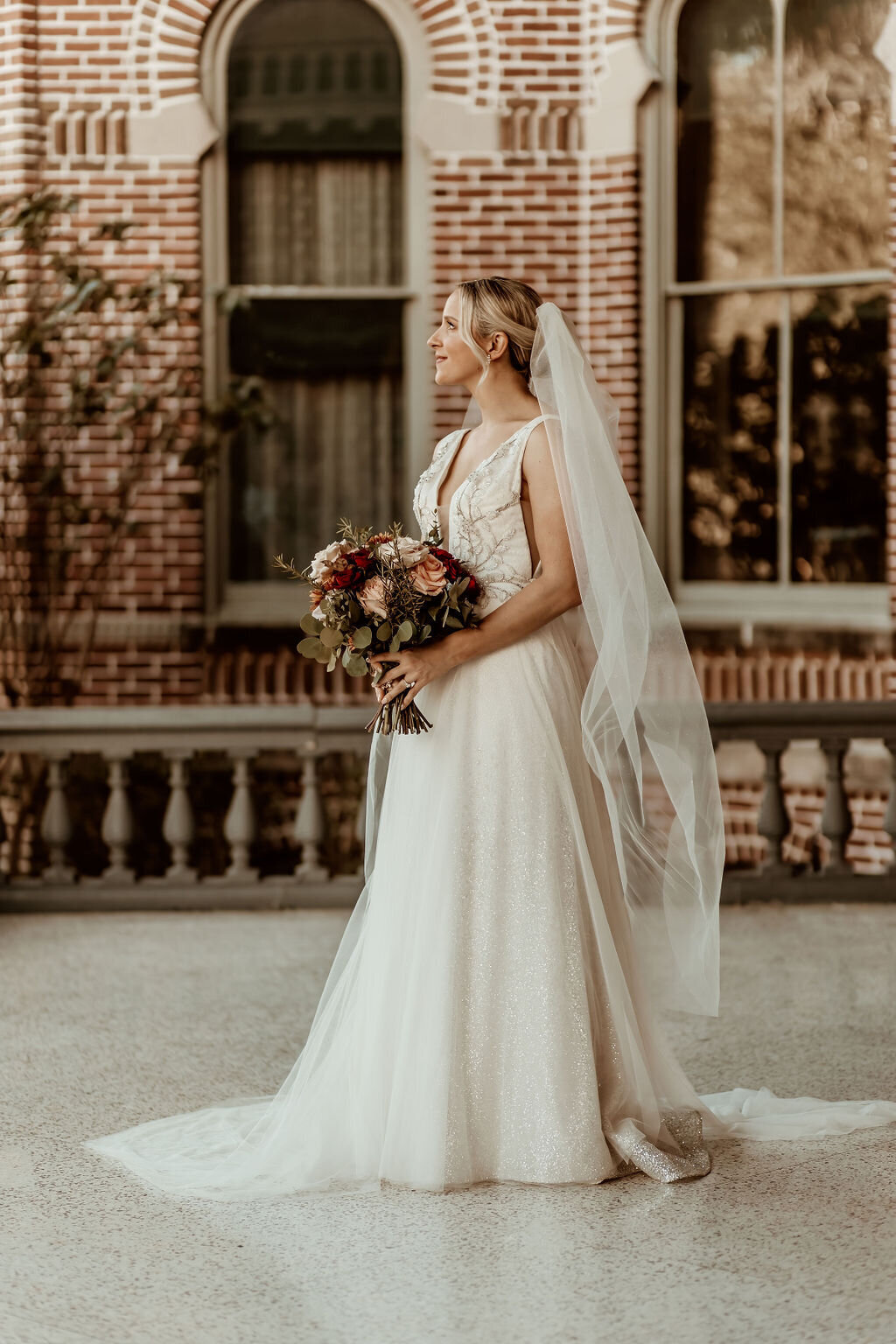 2 - Rialto Theatre Wedding Bride with Bouquet - Tampa Bay Wedding Planner