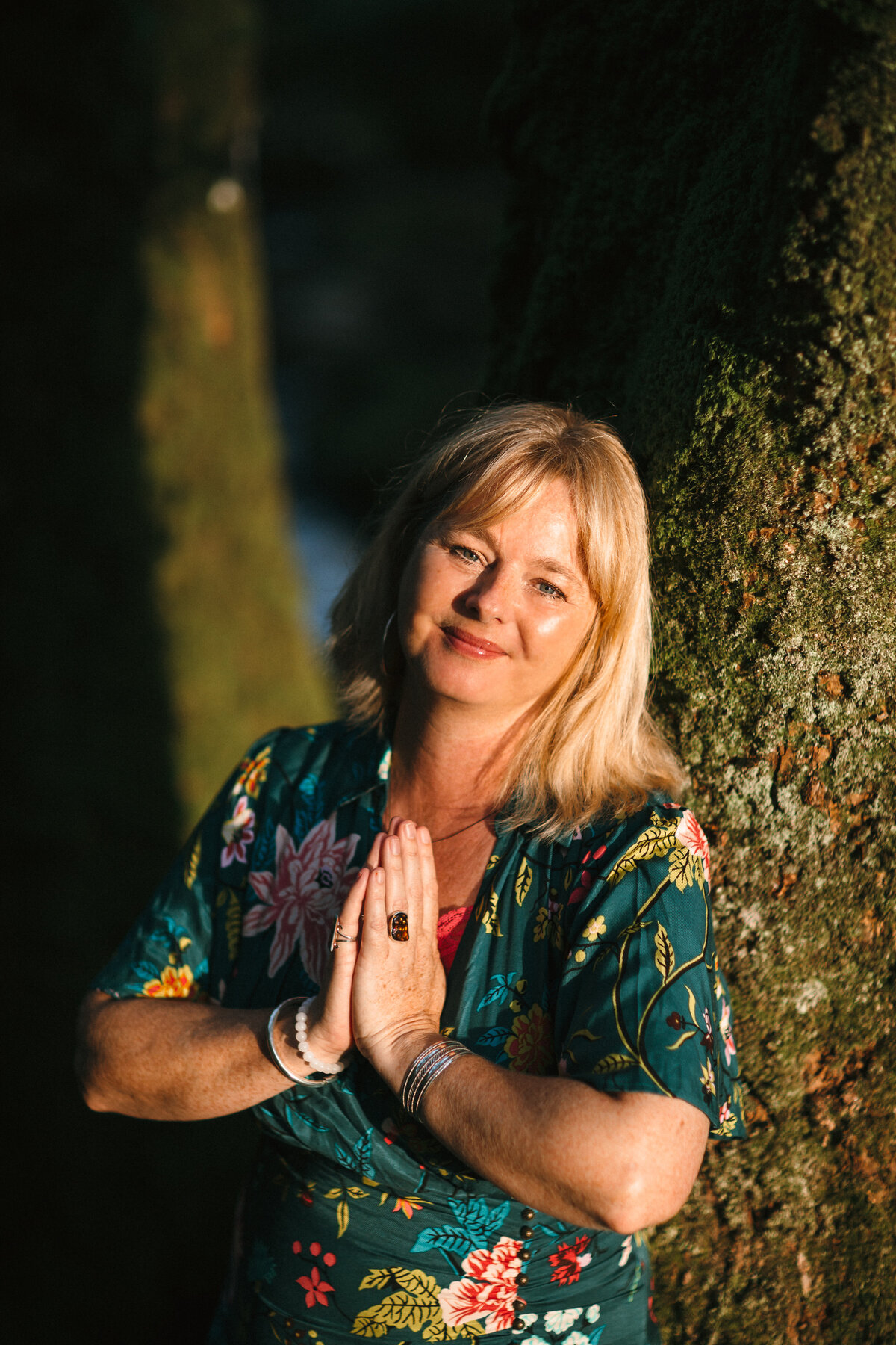 Portrait in the woods in Devon