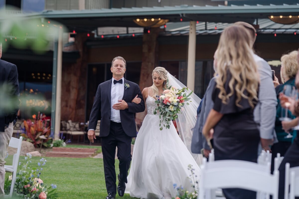 summer Colorado Springs wedding