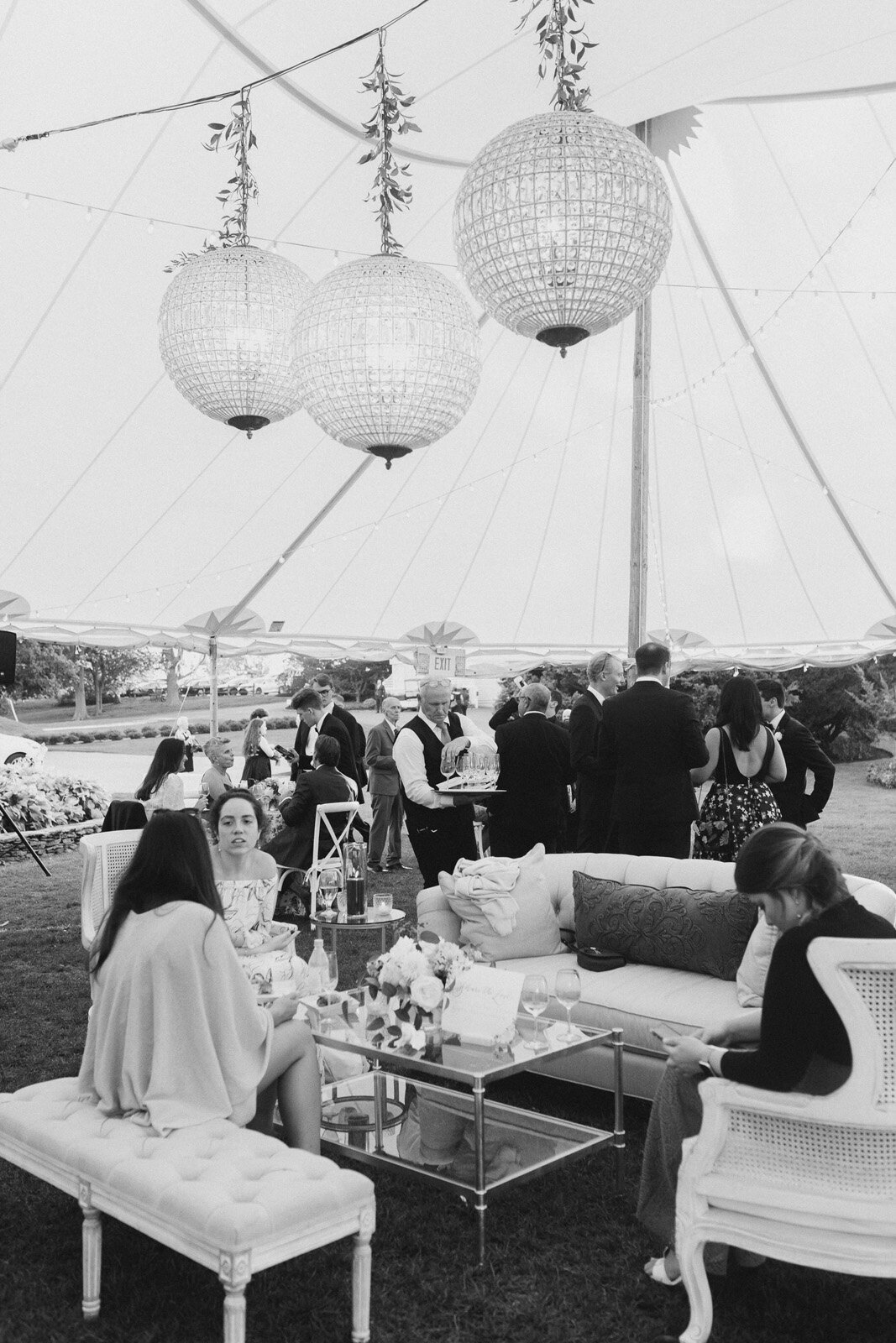 Kate-Murtaugh-Events-Castle-Hill-Inn-cocktail-hour-lounge-area-wedding-tent