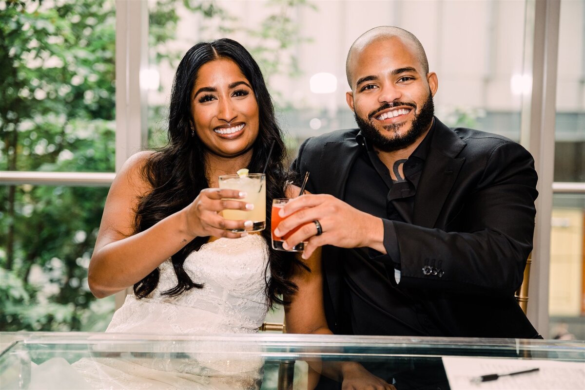 A fun &amp; elegant wedding at the Four Seasons Hotel in Seattle! Click for more of Jayda &amp; Christians story! | Captured by Candace Photography
