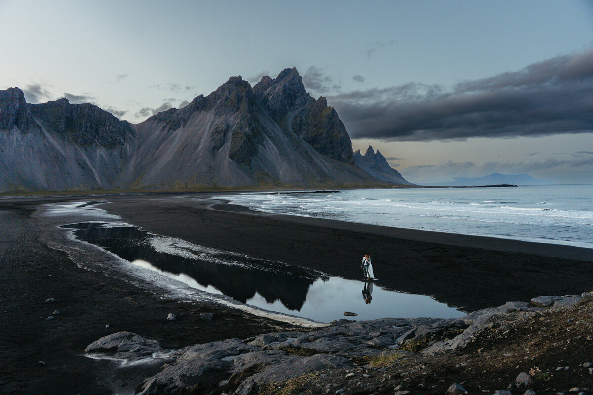 Stokksnes Beach Iceland Elopement