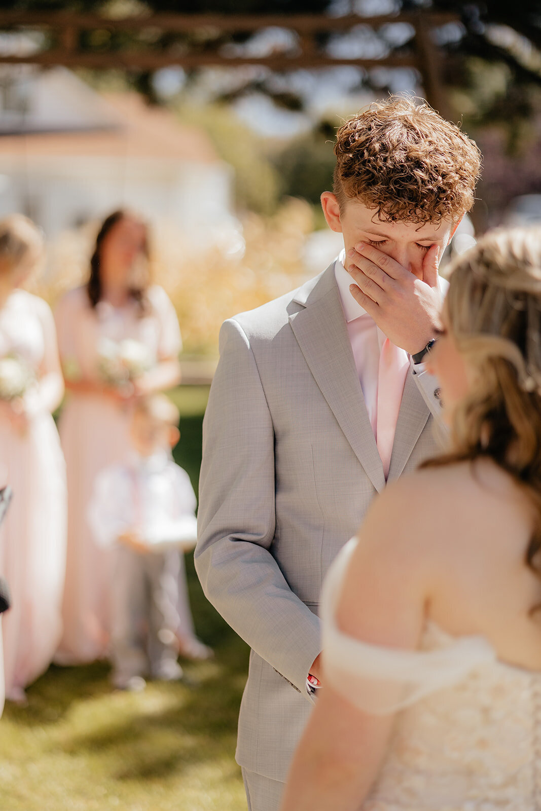 10. groom crying at reception 5