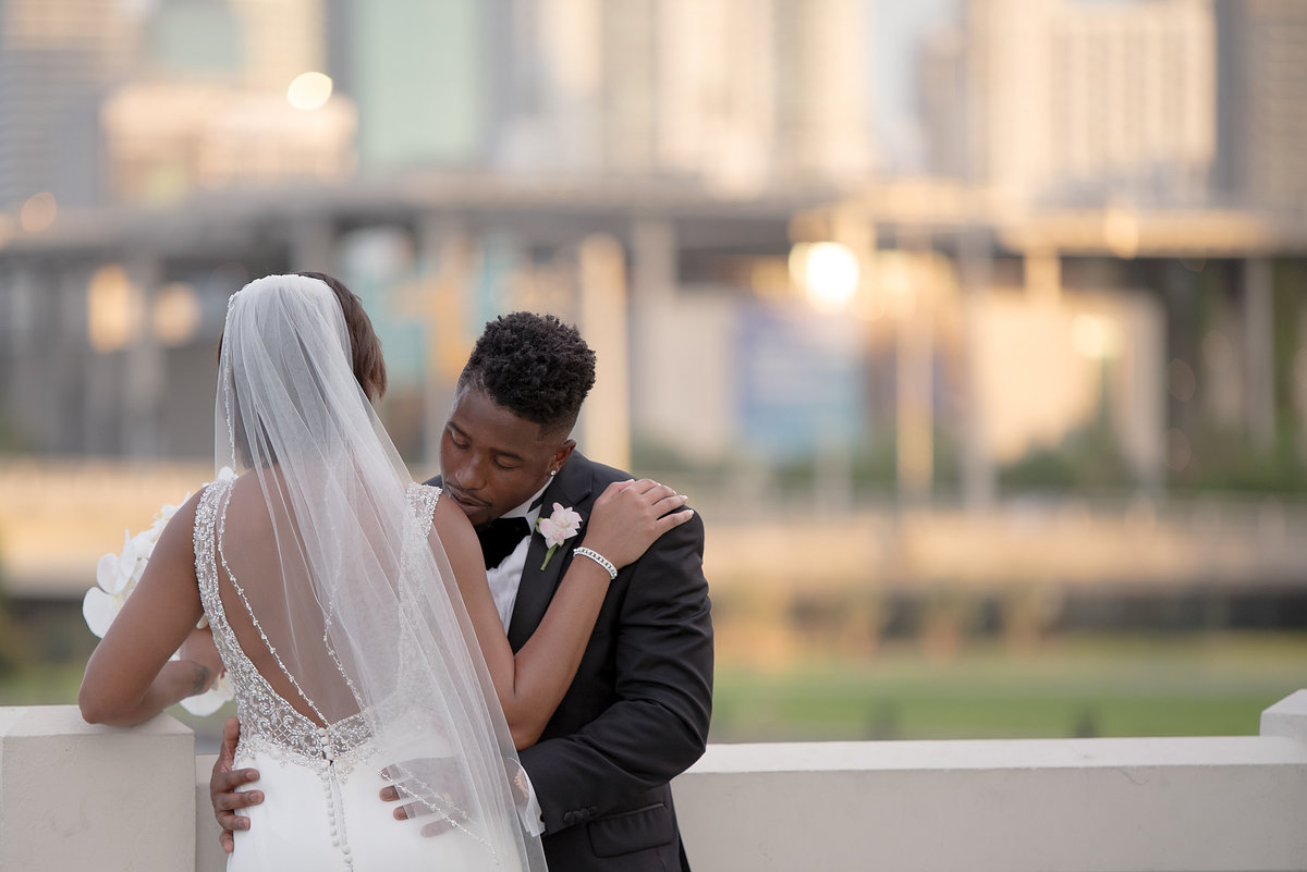NFL Miami Dolphins Brandon Radcliff ShaKyra Radcliff Briza on the Bay Wedding Andrea Arostegui Photography-210