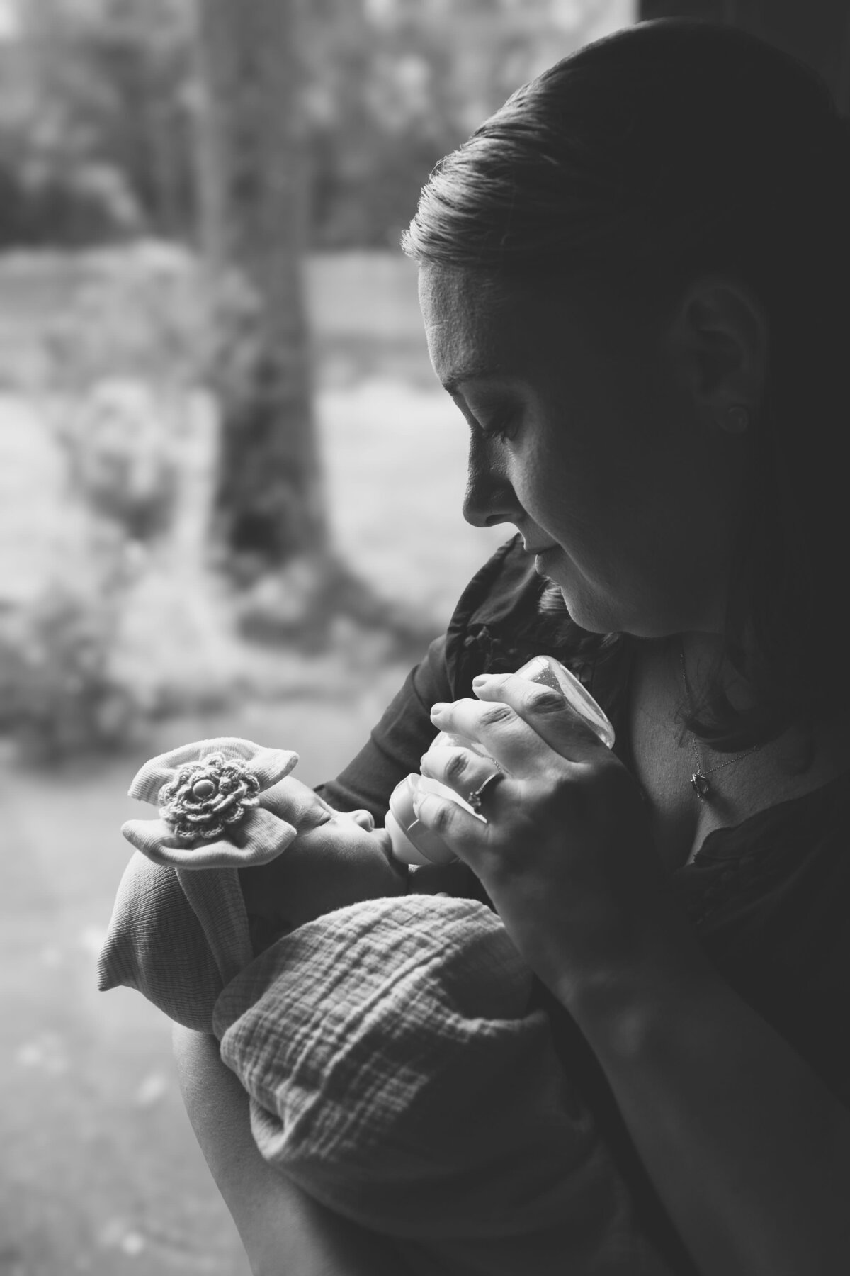 Newborn Photography | Baby peacefully sleeping during in-home photo session | Hamilton Township, New Jersey
