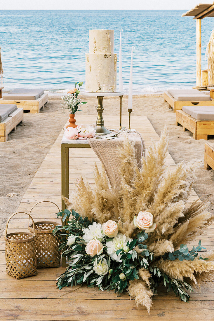 boho beach wedding in Greece (6)