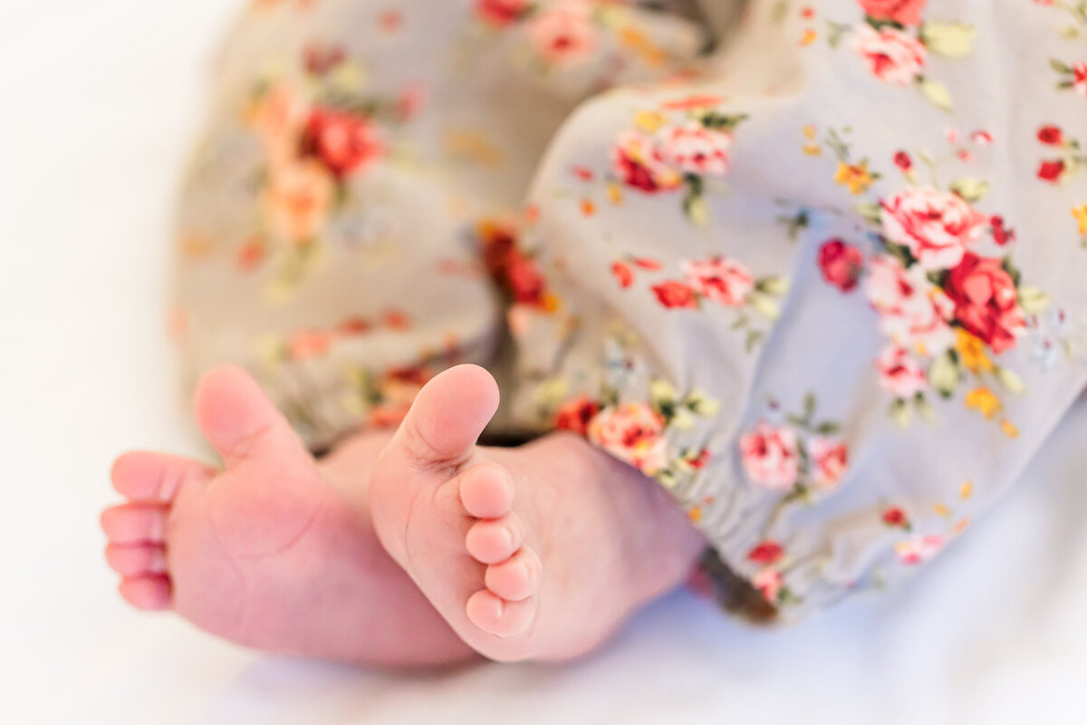 Baby toes captured by Erin Thompson Photography