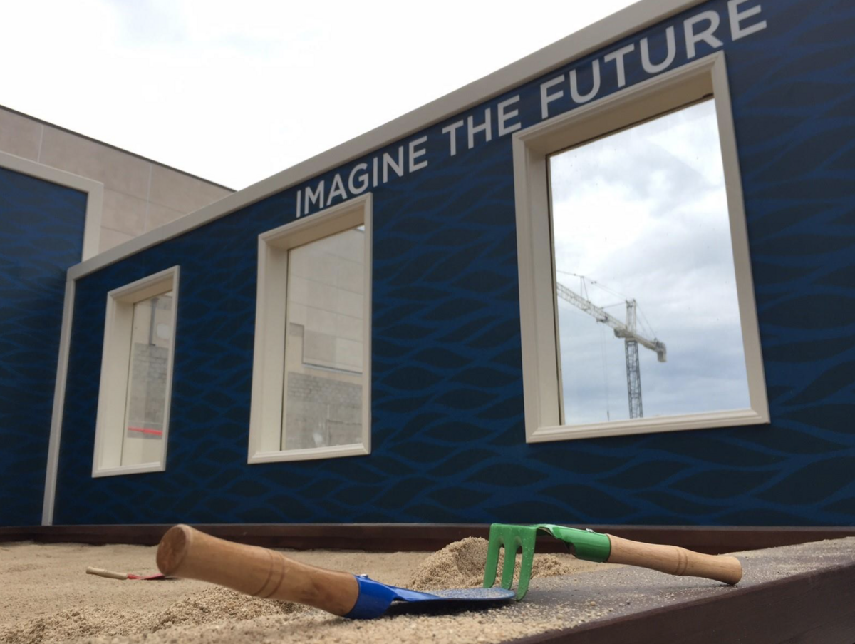 Making the space a place to stay before the project is complete