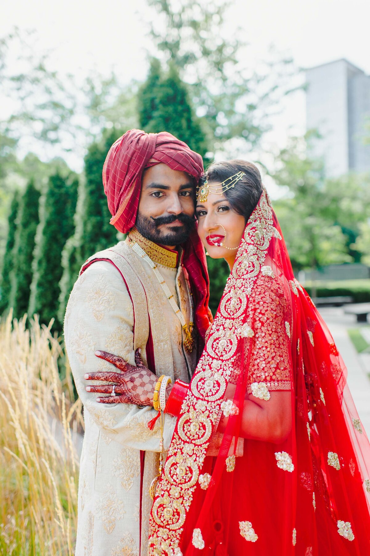 red sari bride indian wedding washington d.c. l hewitt photography-2