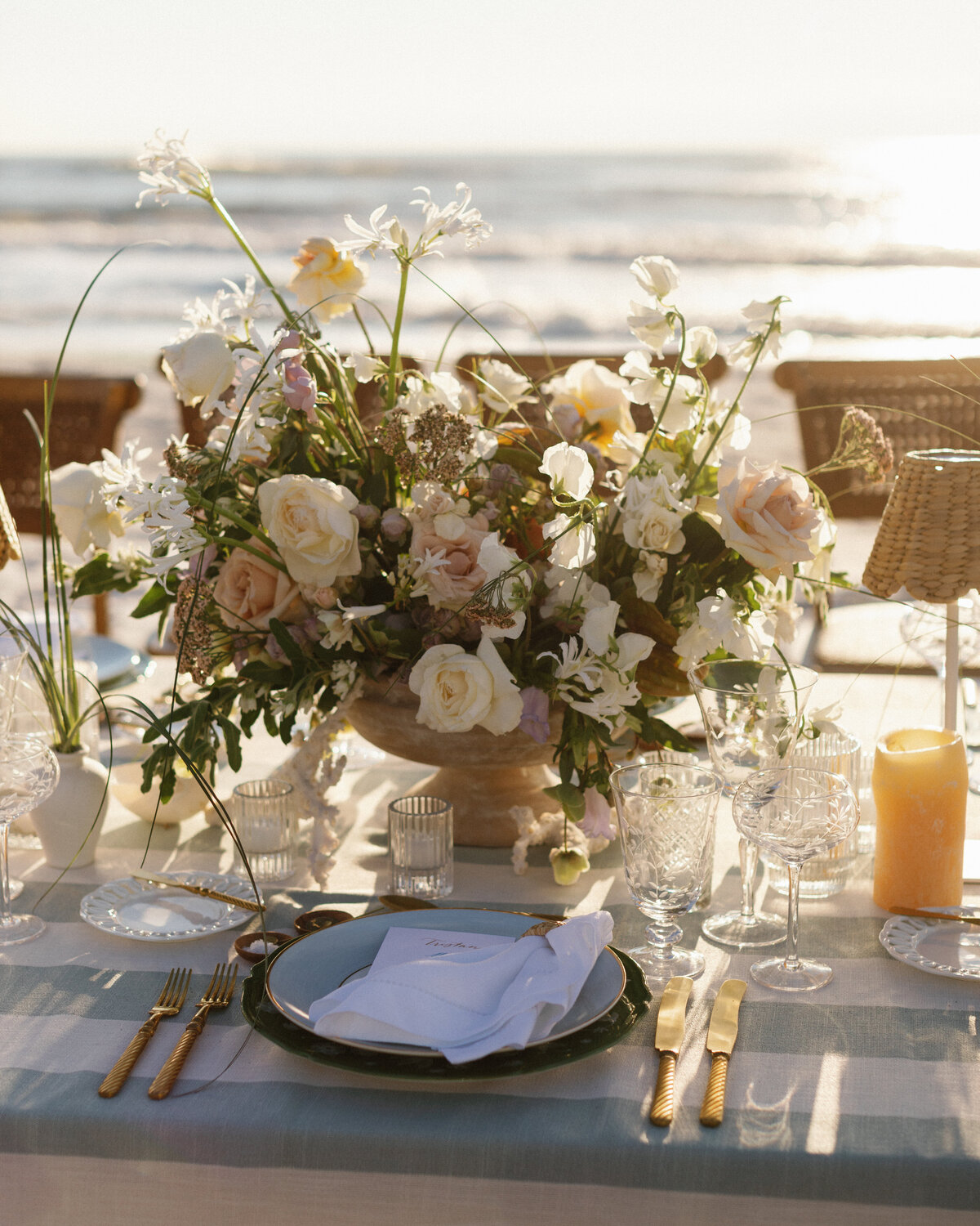 St. Regis x Engaged Magazine - Tablescape - Beach - Longboat Key, Florida - Chrissy O'Neill & Co. - South Florida Wedding Photographer-9