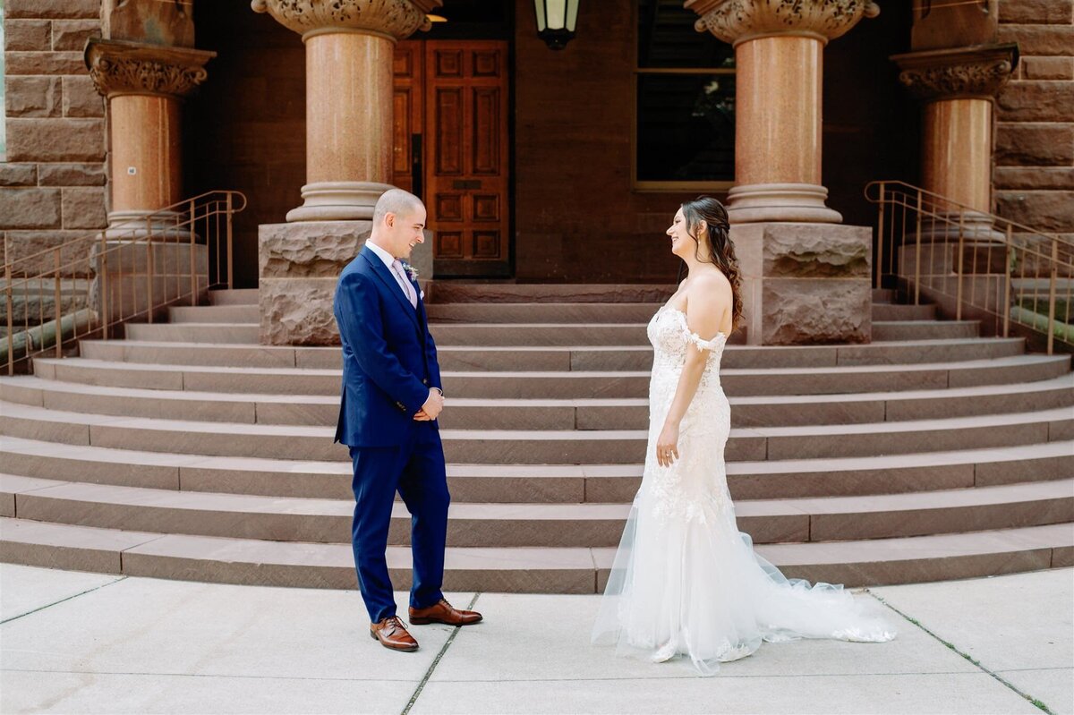 Luma Restaurant Toronto Wedding First Look-12