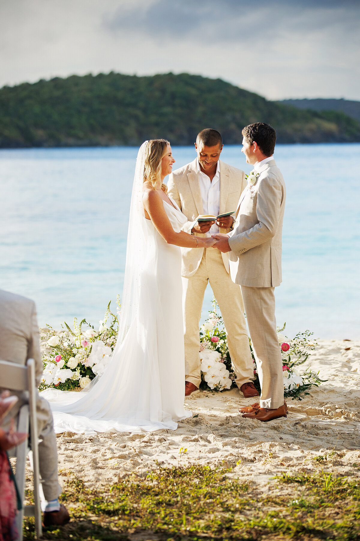 wedding at oppenheimer beach st john