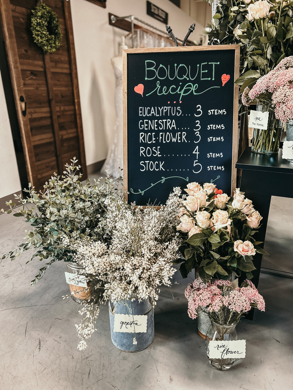 Bouquet recipe for DIY party