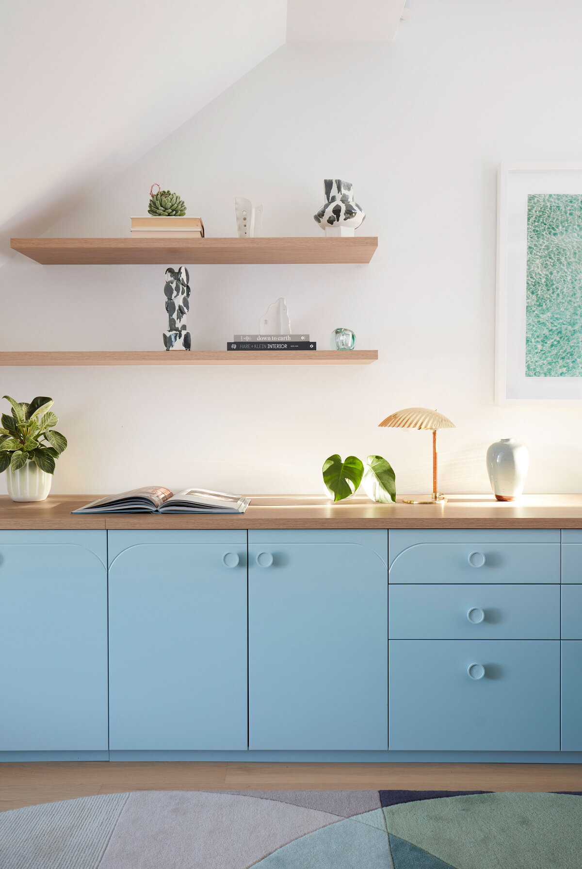 Sydney Inner West Interior Designer Bespoke Study Joinery Colour