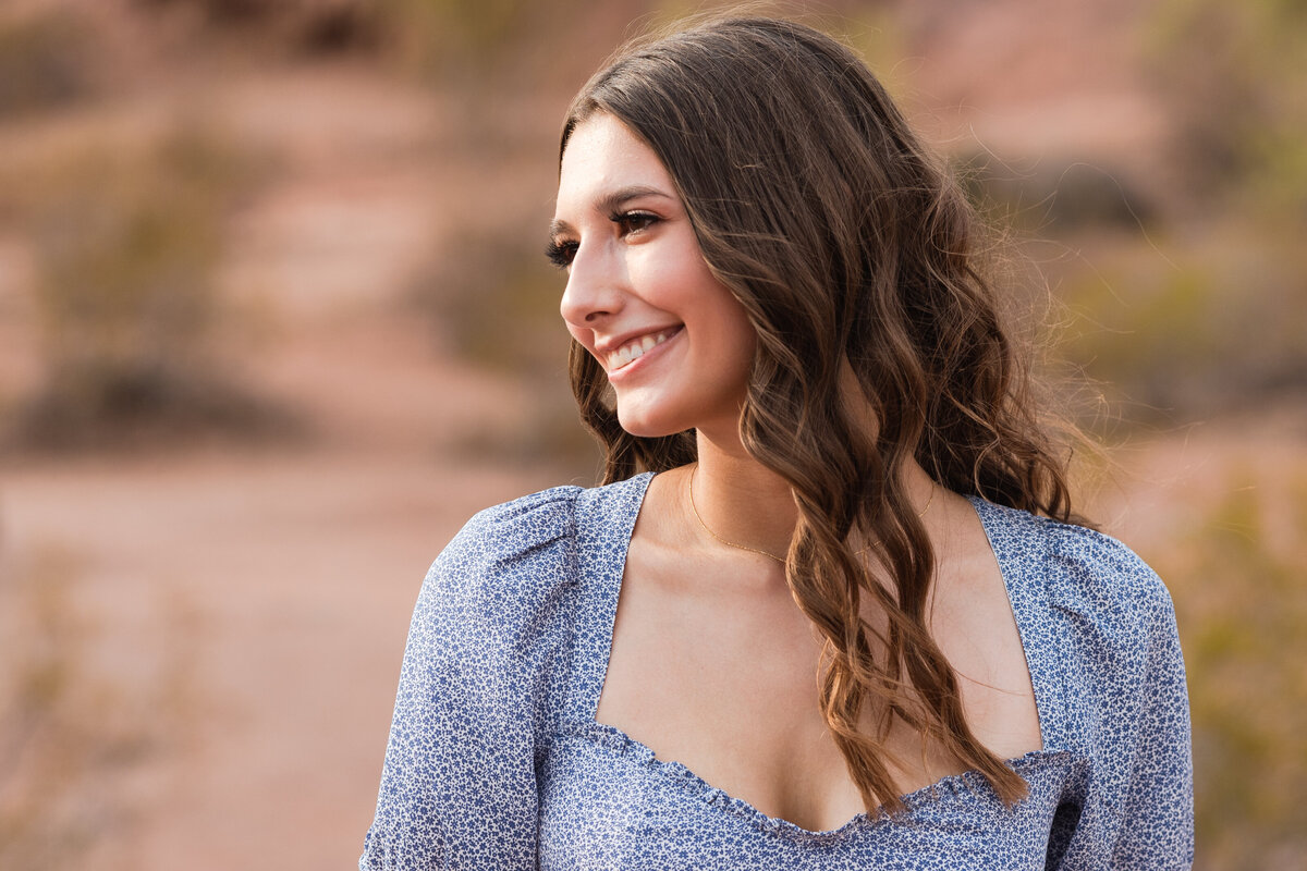 High School Graduation Portrait Session - Tempe, Arizona Papago Park - Bayley Jordan Photography