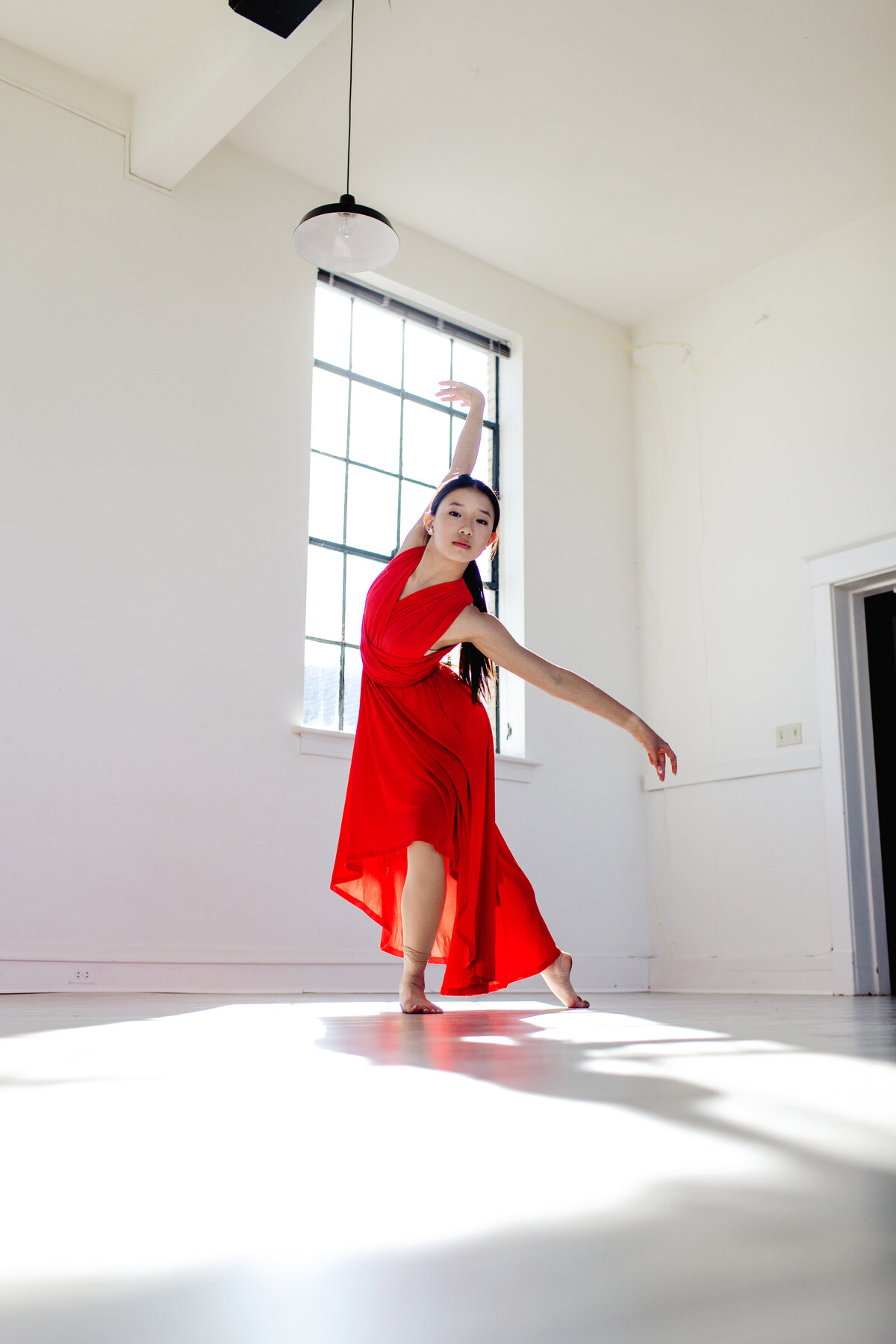 Hershey-Senior-Photographer-asian-dancer-red-dress