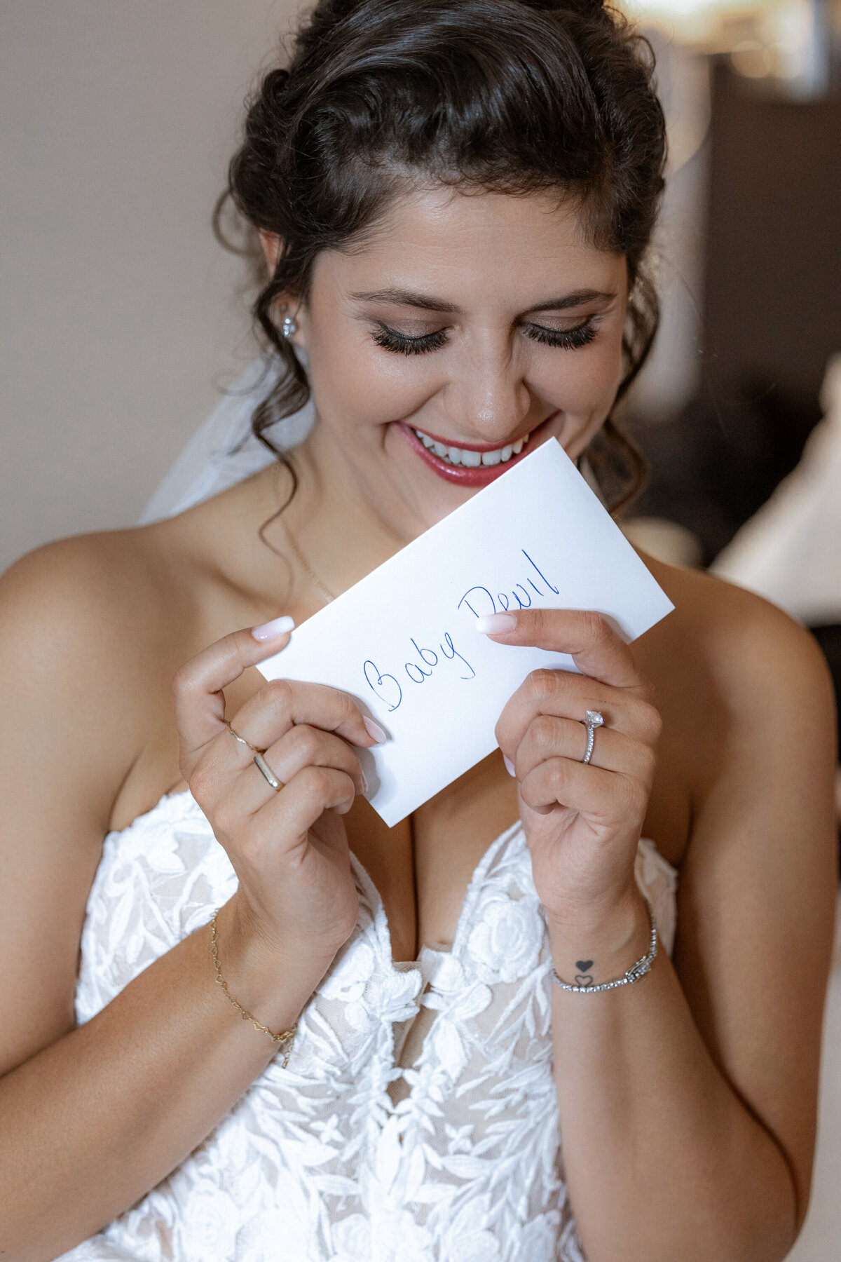 Anticipation des voeux de mariage à la jeune mariée Auberge des Gallant Québec