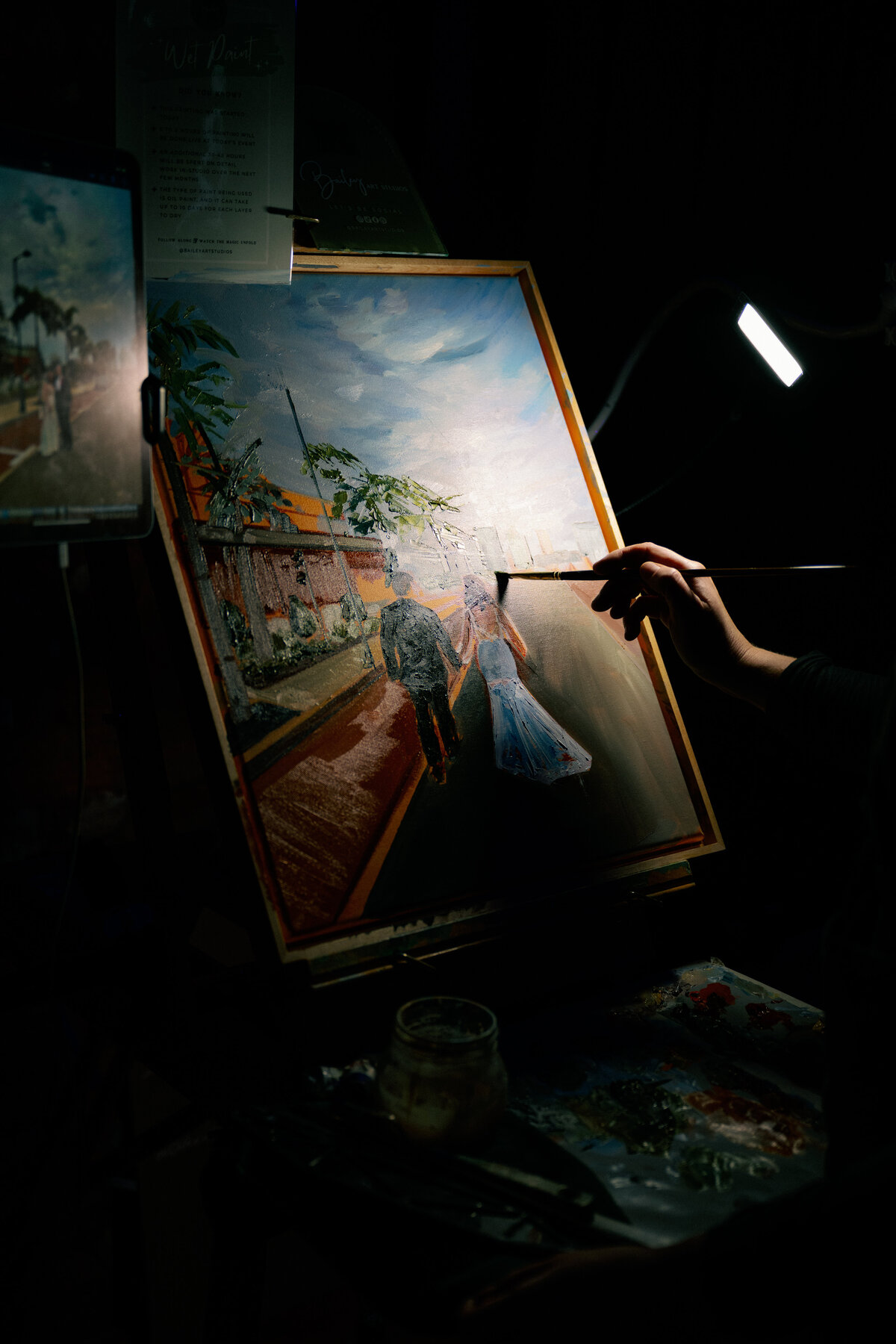 42 - Armature Works The Gathering Wedding Live Painter - Tampa Wedding Planner
