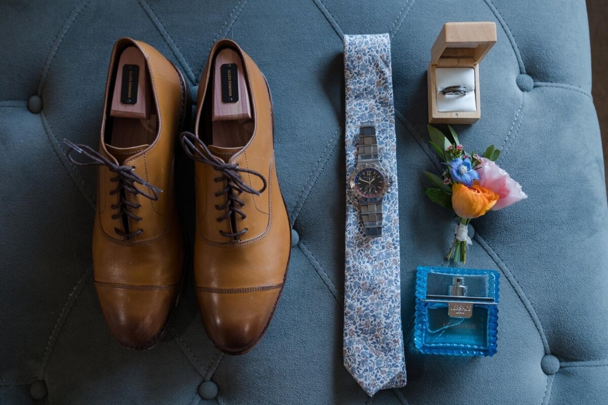Grooms wedding details