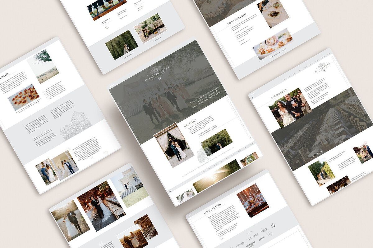 Wedding Venue Website Design Branding | Jen Gen Creative 08