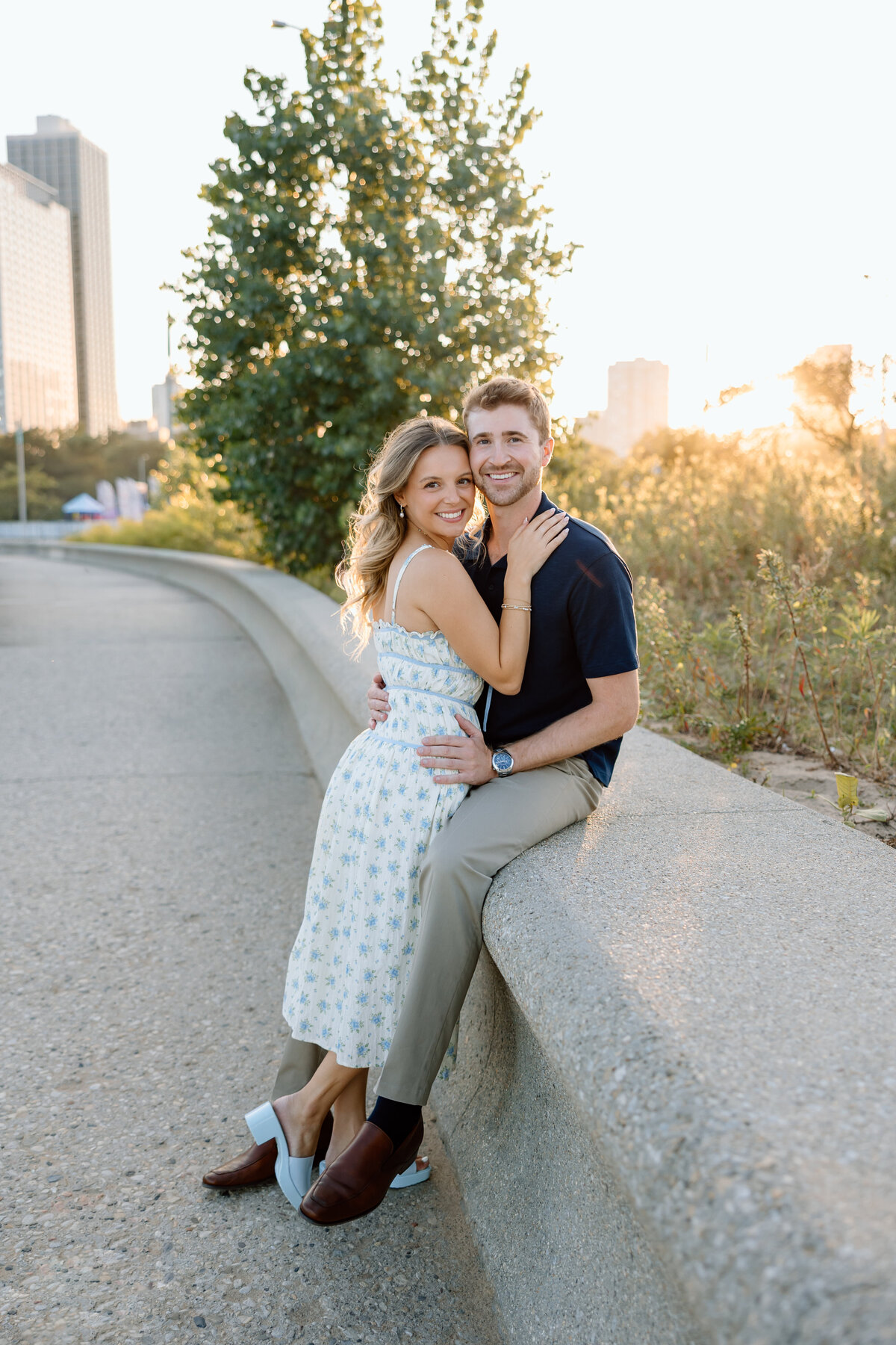 engagement session at north avenue beach