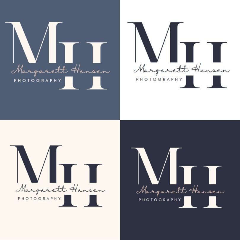 Margarett Hansen Photography Logos and Colors