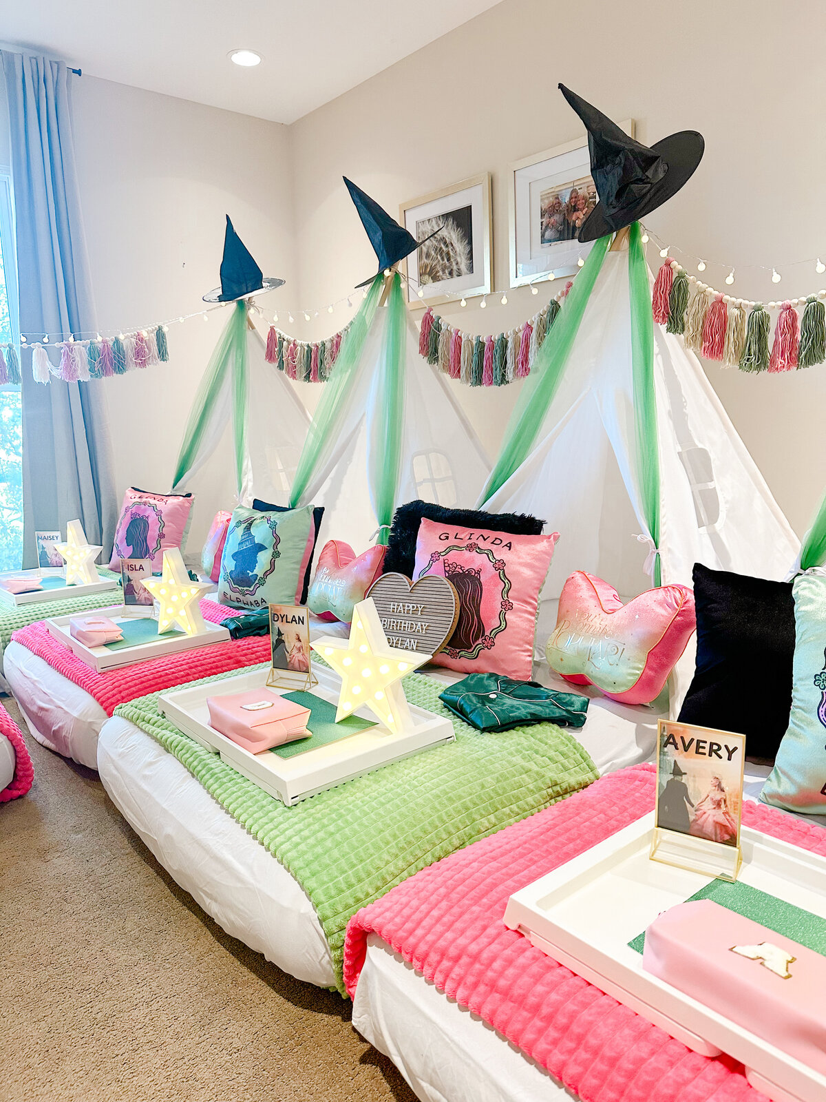 Wicked Teepee Sleepover Theme