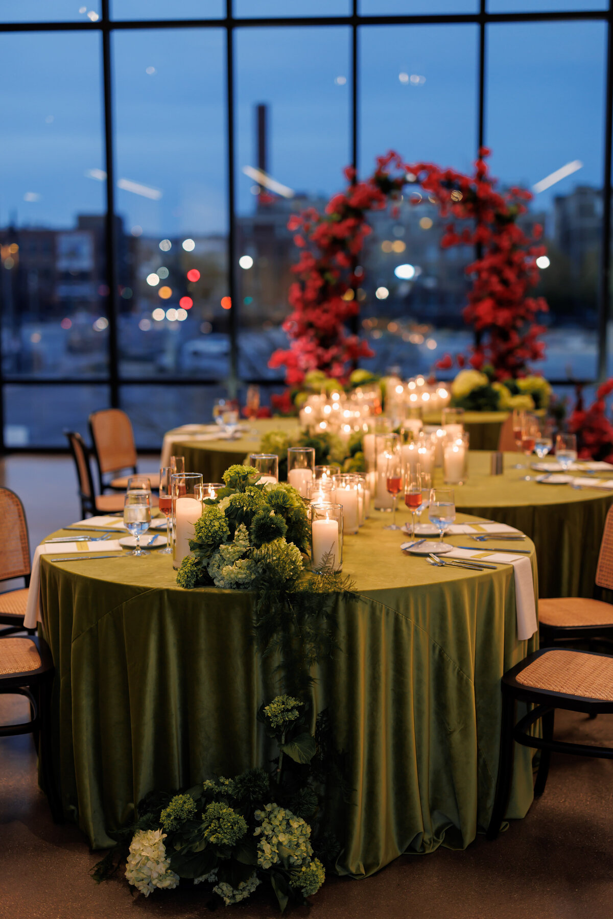 bold color block wedding gather at deer district milwaukee -56