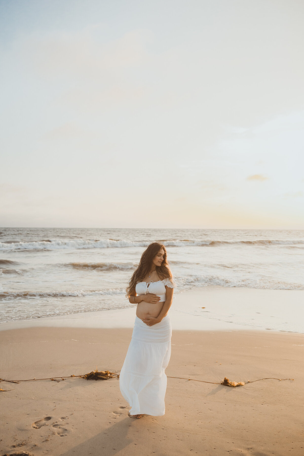 Santa Monica Beach Maternity Photography 57