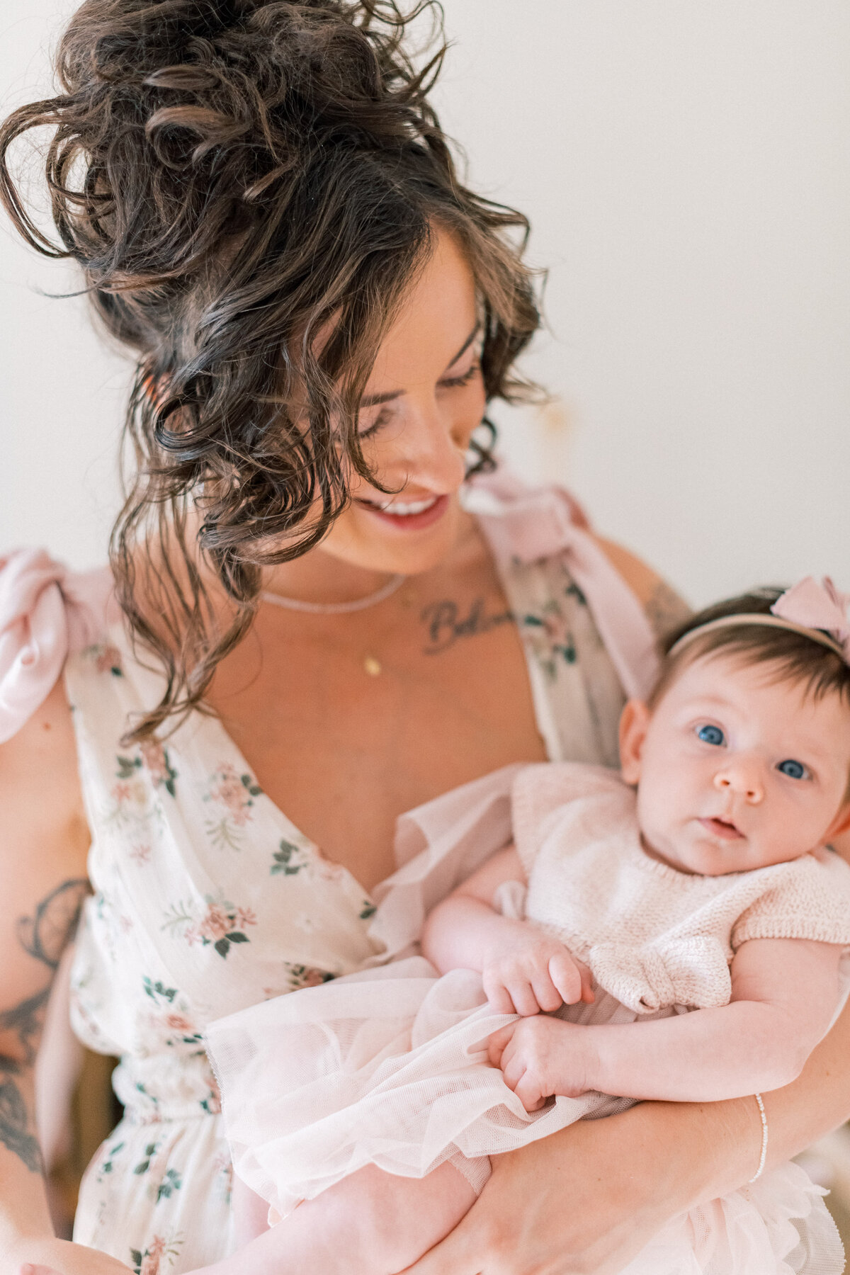 Intimate Mother Daughter at Home Session Santa Barbara 13