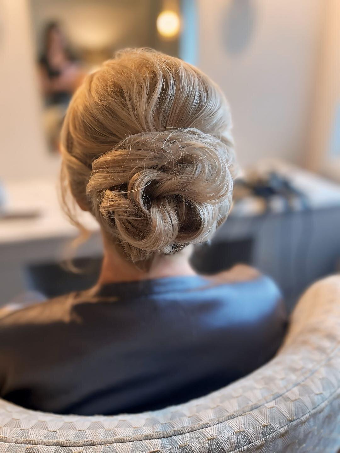 low bun hairstyle