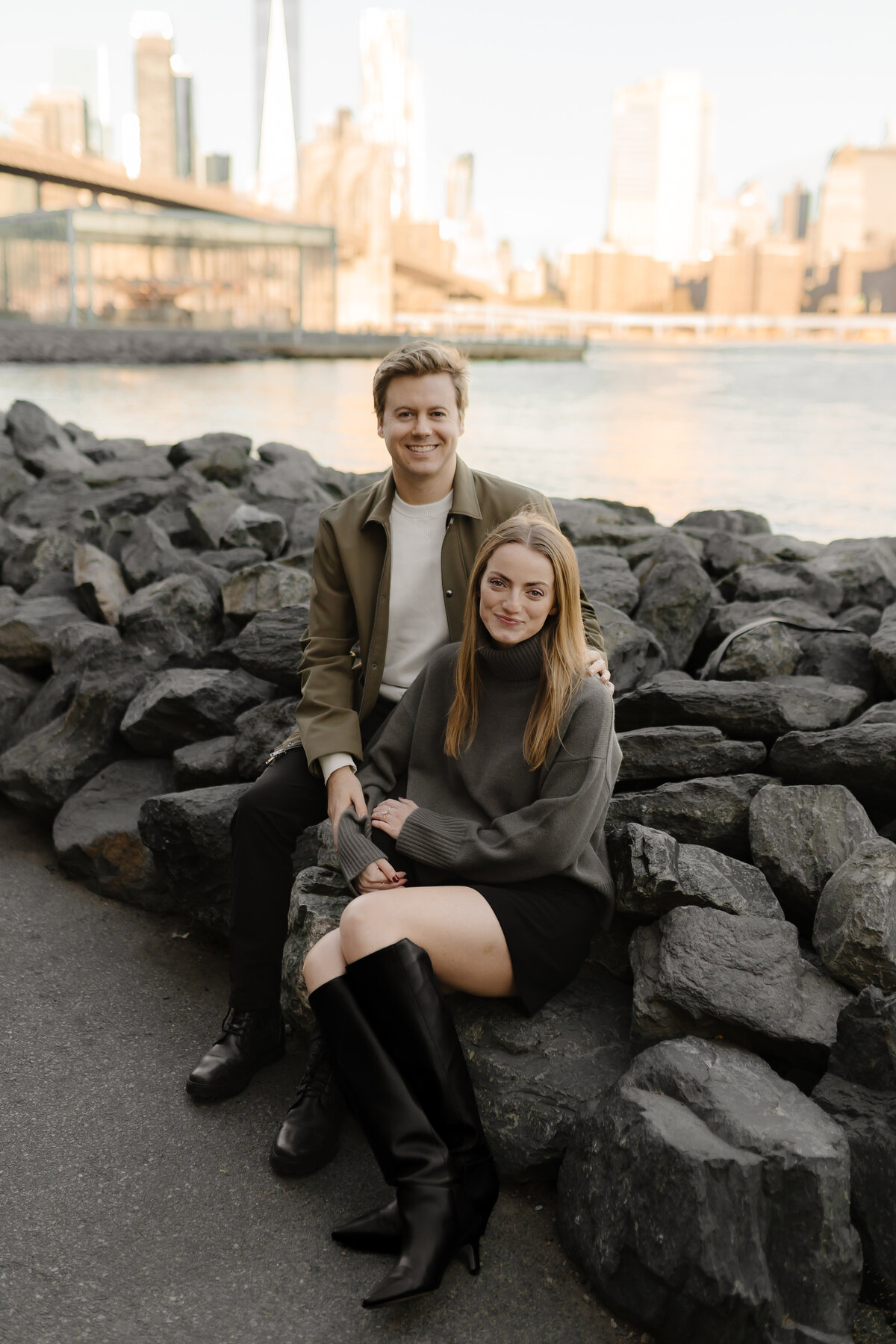 Brooklyn Bridge Engagement Photos 33