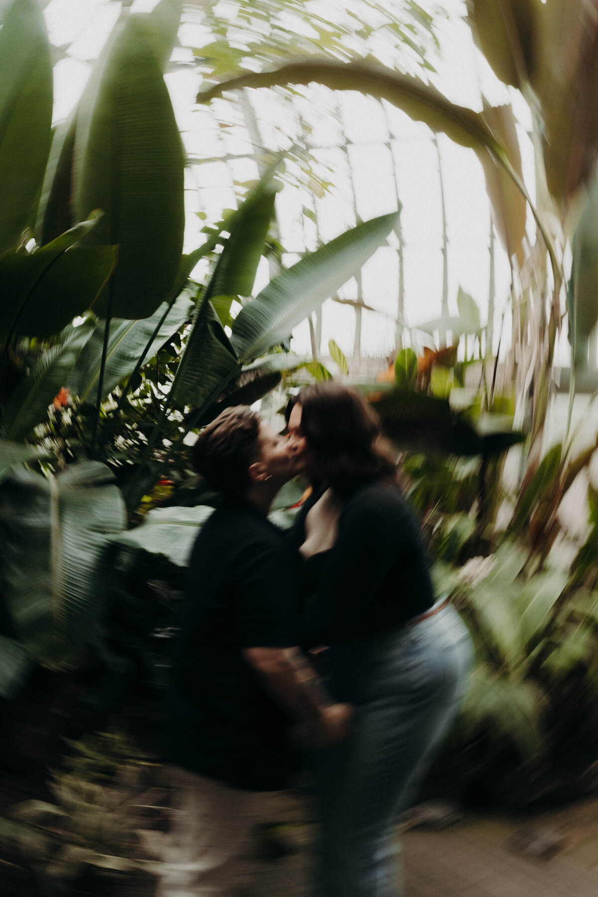 editorial conservatory engagement photography lgtbq couples