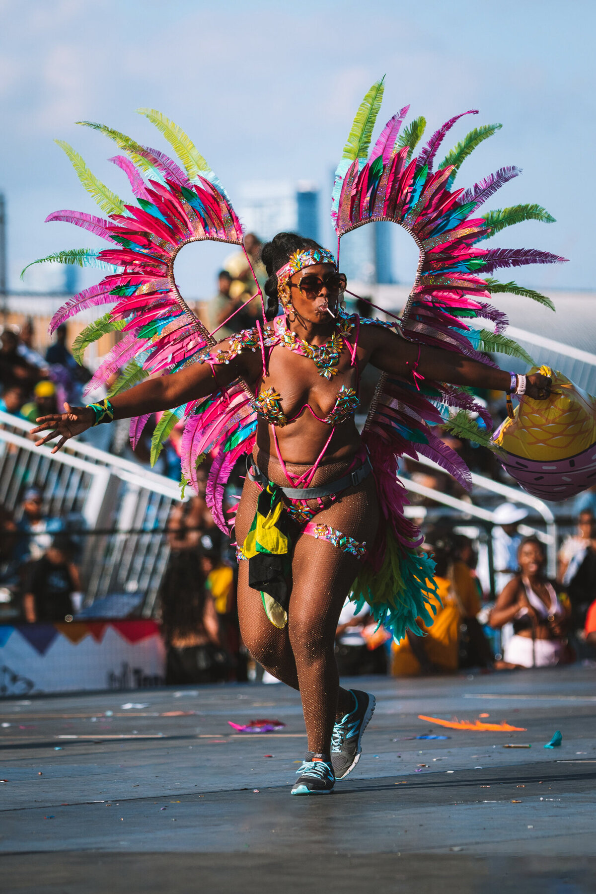 Photos of Masqueraders from Toronto Carnival 2023 - Sunlime Mas Band - Medium Band of The Year 2023-049