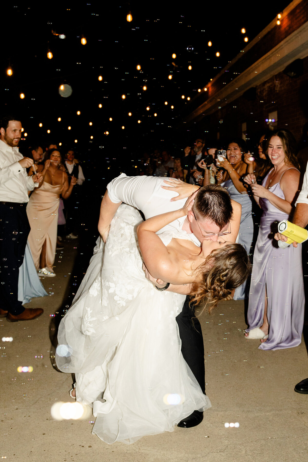 Wedding sparkler exit
