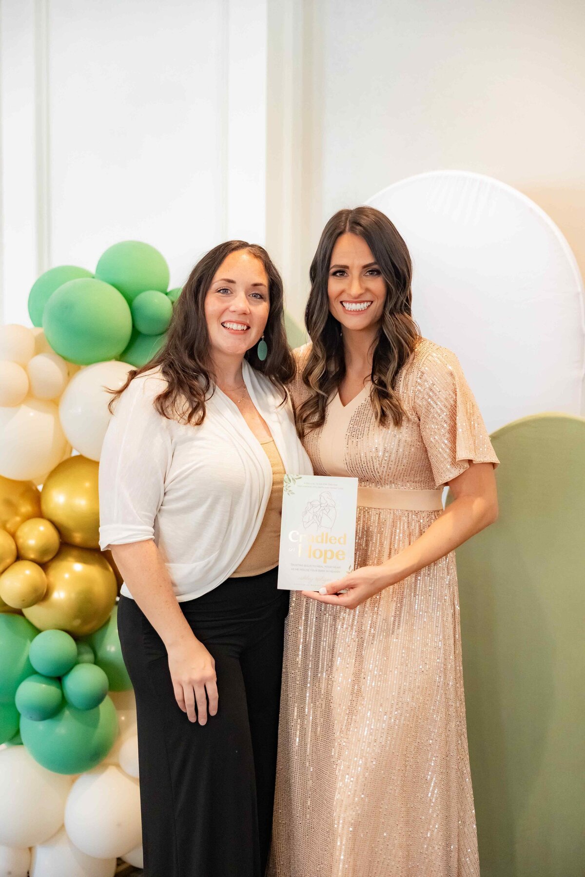 Ashley Opliger Cradled in Hope Book Launch Party, biblical book for grieving moms, miscarriage, stillbirth, infant loss, christian author (42)