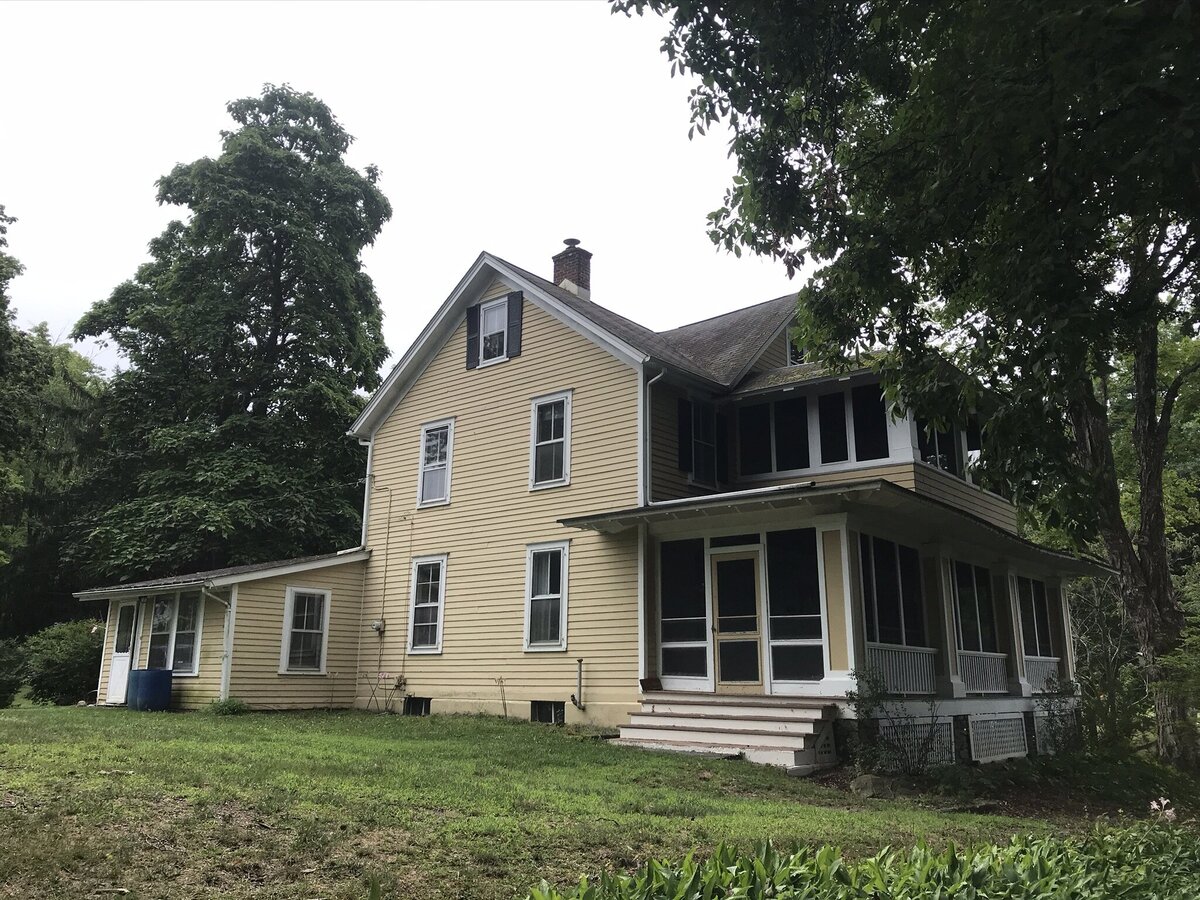 side of house before
