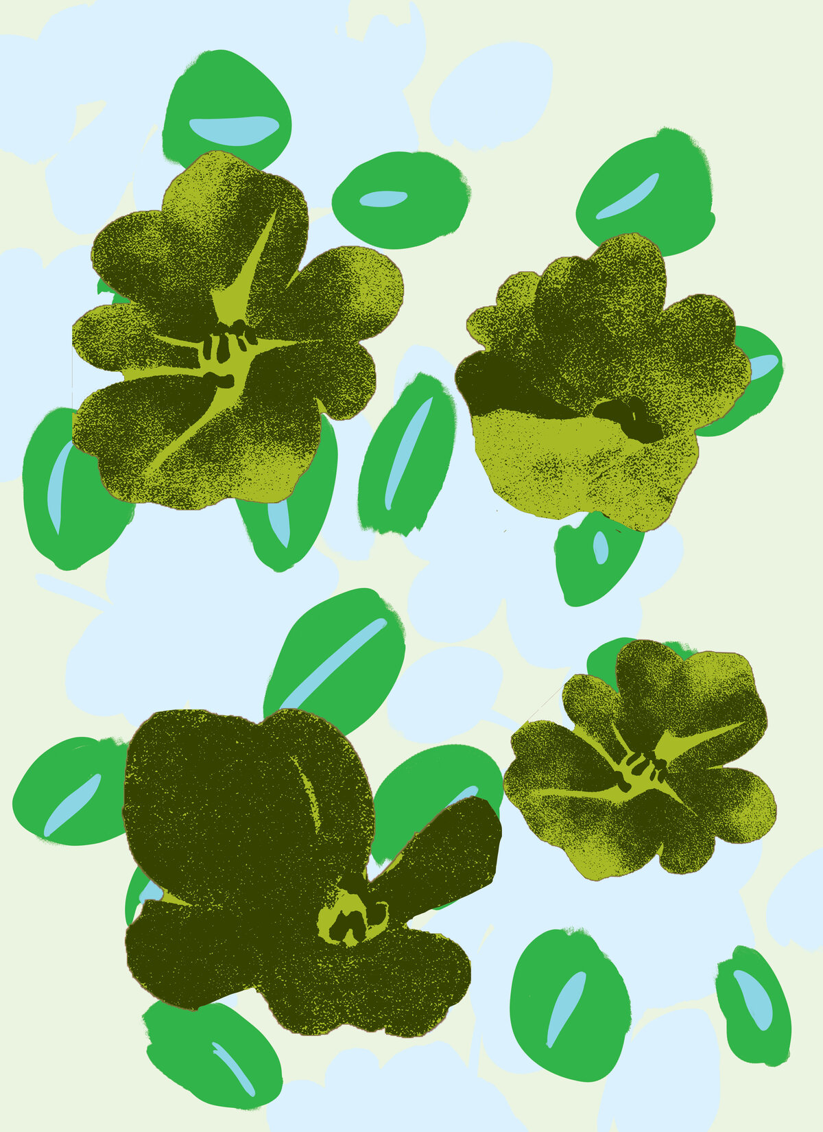 newsprintfloraltemp