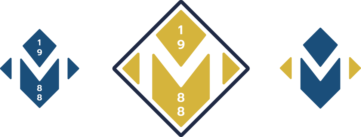 McCordsville diamond logo with established date of 1988