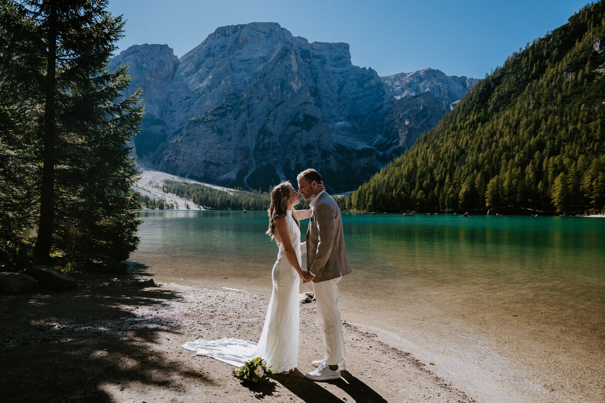 Lago di Braies Elopement -14
