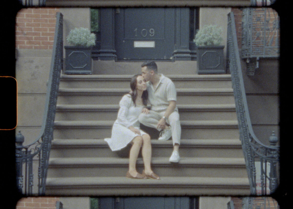 Super 8 engagement session in New York City