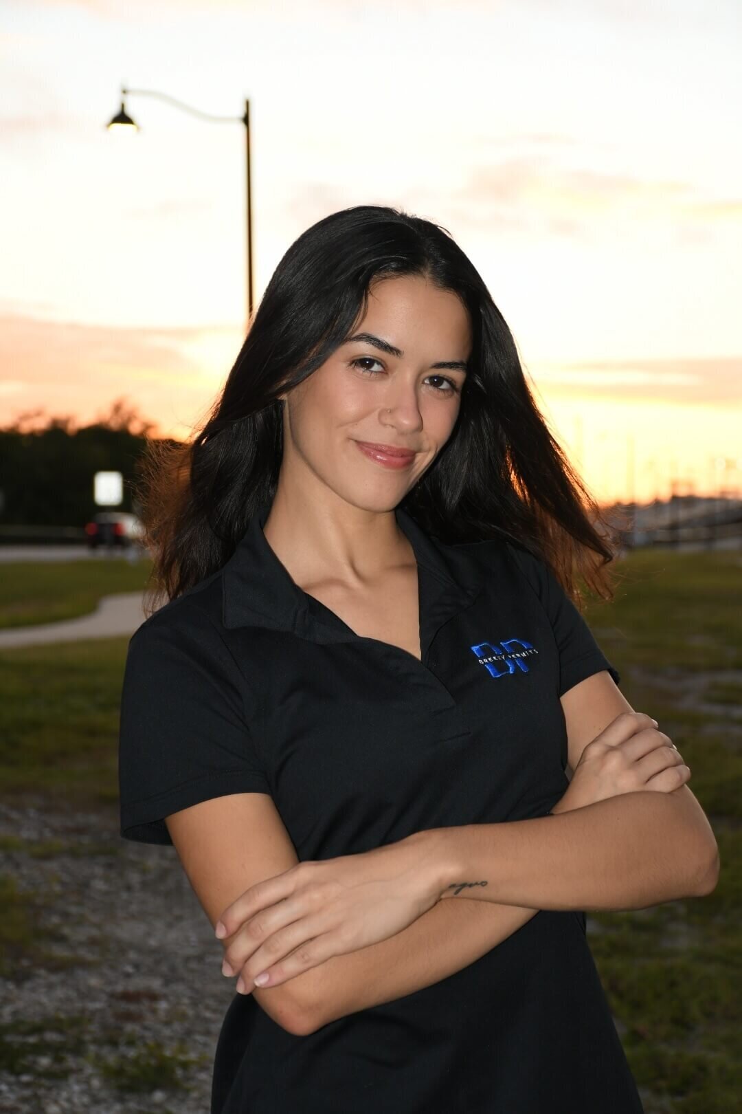 A professional smiling