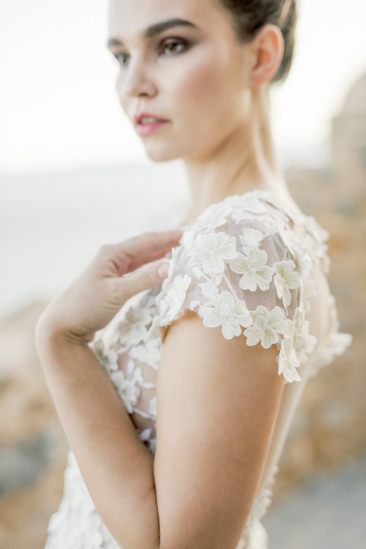 Bridal Gown Portrait Editorial Photoshoot in Greece 3