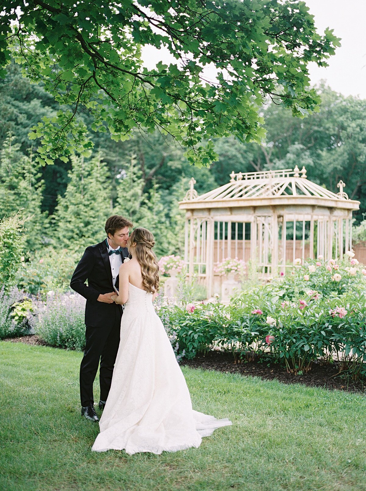 Bride and Groom Portrait at Greencrest Manor Wedding